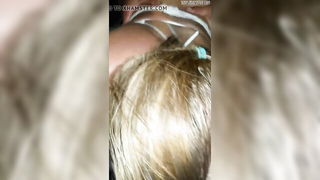 Blonde hotwife cuckold closeup full scene