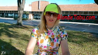 Blonde MILF mom sings taboo parody hardcore porn