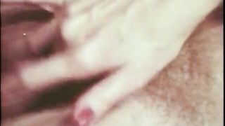 Vintage closeup fingering brunette MILF uncensored