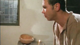 Raylene prison cell candlelit tease full scene