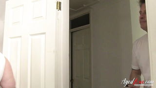 AgedLovE mature wife door tease free porn