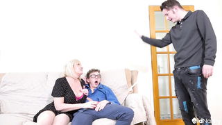 Amy shares Sam Bourne threesome full scene