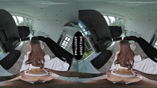 Nicole Doshi cowgirl VR ride porn video