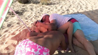 CindyAngel beach gangbang milf sex video
