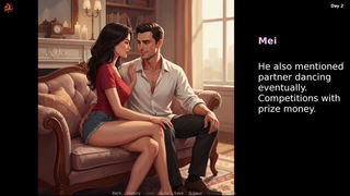 Mei and Alex couch threesome xxx video