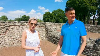 Subil Arch outdoor ruins blowjob porn online