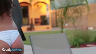 Karlee Grey poolside bikini tease porn video