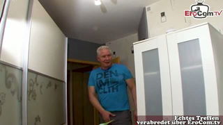 Mature man standing in hallway mature tube
